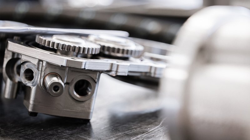 Bild der Anwendung Getriebeschmierung, bei der Gerotorpumpen zum Einsatz kommen.