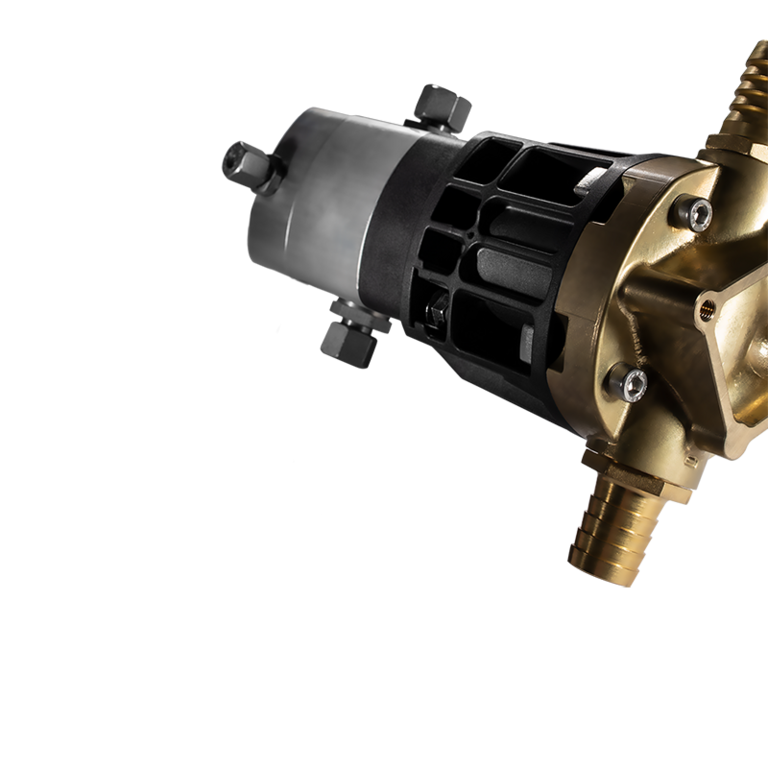 Bild einer Salzlakepumpe zur Enteisung vom Zahnradpumpen-Spezialist Scherzinger.